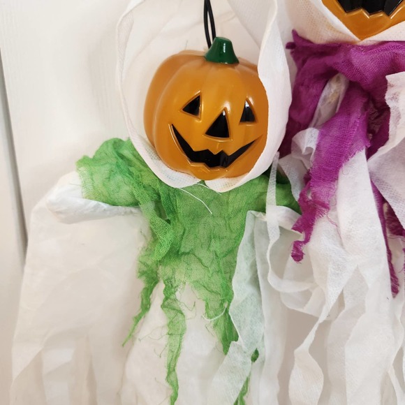 Halloween Pumpkin Ghost String Light Set - Picture 7 of 9